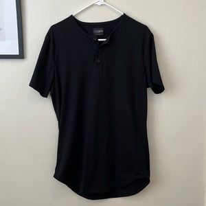 Cuts AO Elongated Henley Short Sleeve